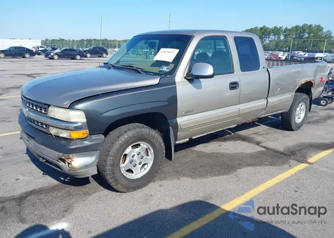 2000 Chevrolet Silverado 1500 Ls из США, поврежденный, VIN 1GCEK19T5YE264915